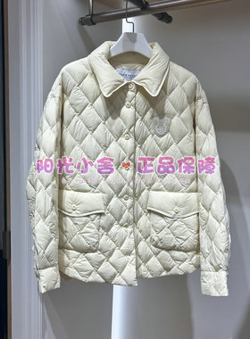 TeenieWeenie小熊25冬轻薄翻领菱格羽绒服TTJD254T02E JD254T02E