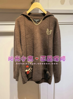 TeenieWeenie小熊2026春别致小马针织衫TTKW2611C3D KW2611C3D