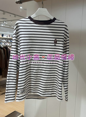 TeenieWeenie小熊正品2025冬T恤TTLS254906P LS254906P