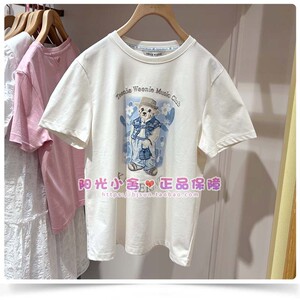 TeenieWeenie小熊2024夏活力凉感大熊T恤TTRW242502T RW242502T