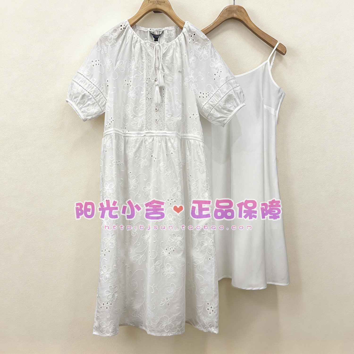 TeenieWeenie小熊26夏优雅镂空刺绣连衣裙TTOW2665W1B OW2665W1B