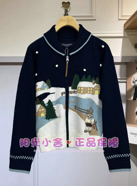 TeenieWeenie小熊2025冬开衫TTCK254VC6B CK254VC6B