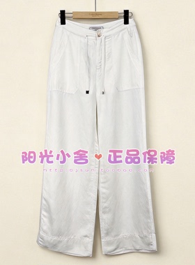 TeenieWeenie小熊26夏时尚直筒亚麻休闲裤TTTC2624W3K TC2624W3K