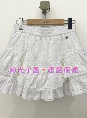 TeenieWeenie小熊26夏重工蕾丝半身裙TTWH2625CBK WH2625CBK