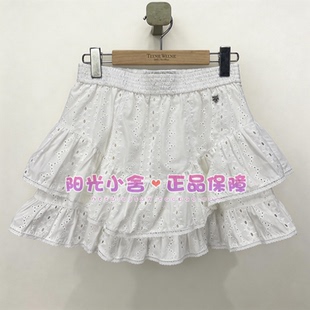 TeenieWeenie小熊26夏重工蕾丝半身裙TTWH2625CBK WH2625CBK