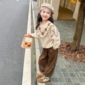 英国KABEI 儿童女孩休闲时髦卫衣巨好看春装 TREE女童套装 2026新款