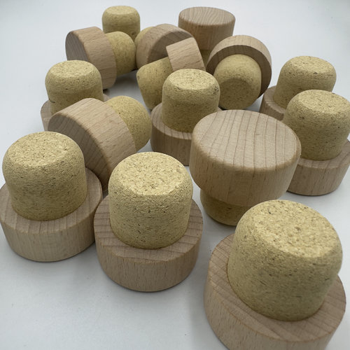 6斤人头马替换塞手拔塞T字形木塞红酒软木塞28mm直径木塞xo瓶盖