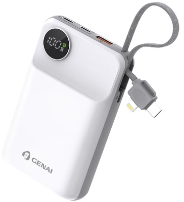 歌奈20000mAh移动电源大容量66w快充充电适用便携自带3c认证飞机