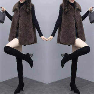 1688阿里巴巴反季清仓特卖品牌女装加绒加厚百搭马甲妈妈保暖外套