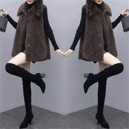 1688阿里巴巴反季清仓特卖品牌女装加绒加厚百搭马甲妈妈保暖外套