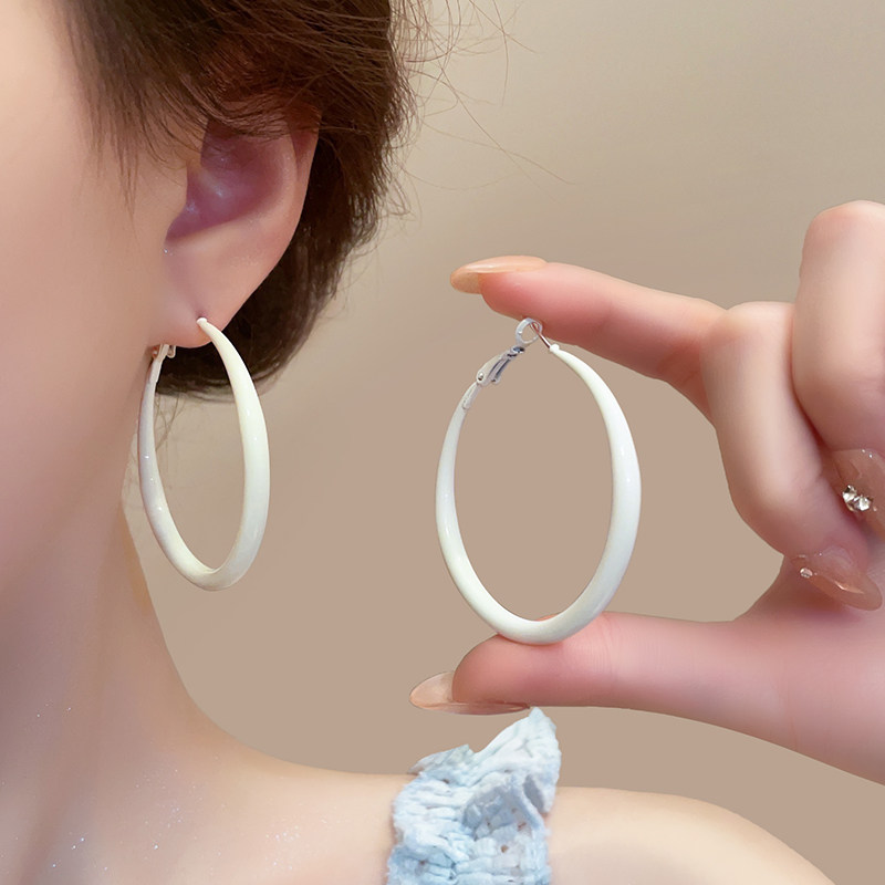 马卡龙色素圈耳环女甜美气质显脸小耳圈小众设计高级感耳钉耳饰潮,饰品/流行首饰/时尚饰品新,耳环,淘宝优惠券,粉丝福利购,淘宝优惠卷
