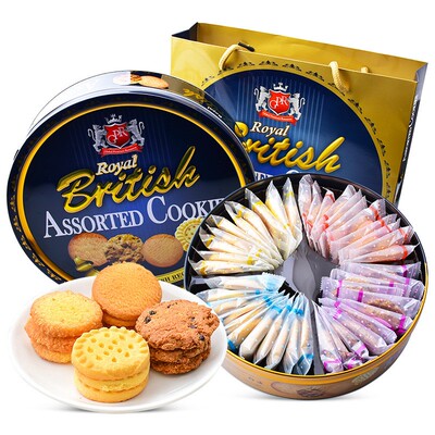 马来西亚进口椰丝牛奶曲奇礼盒