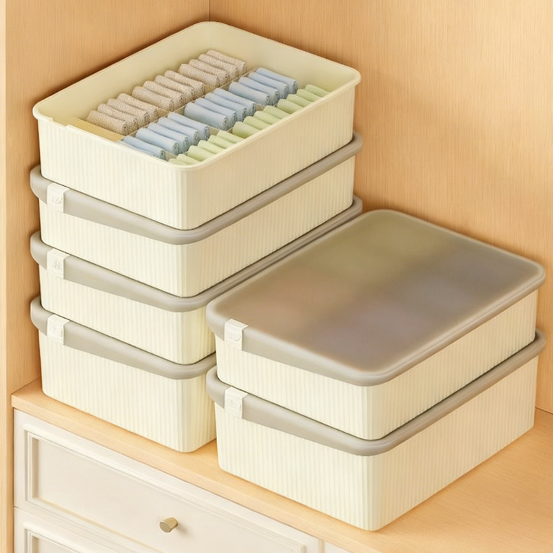 内衣收纳盒三合一分格盒