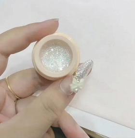 美甲甲油胶诚意出品秋冬新色阿姨色棉花糖色亮片和闪闪星星色闪闪