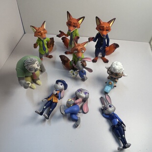 正版 散货TOPTOY迪士尼疯狂动物城花语世界盲盒朱迪尼克摆件礼物