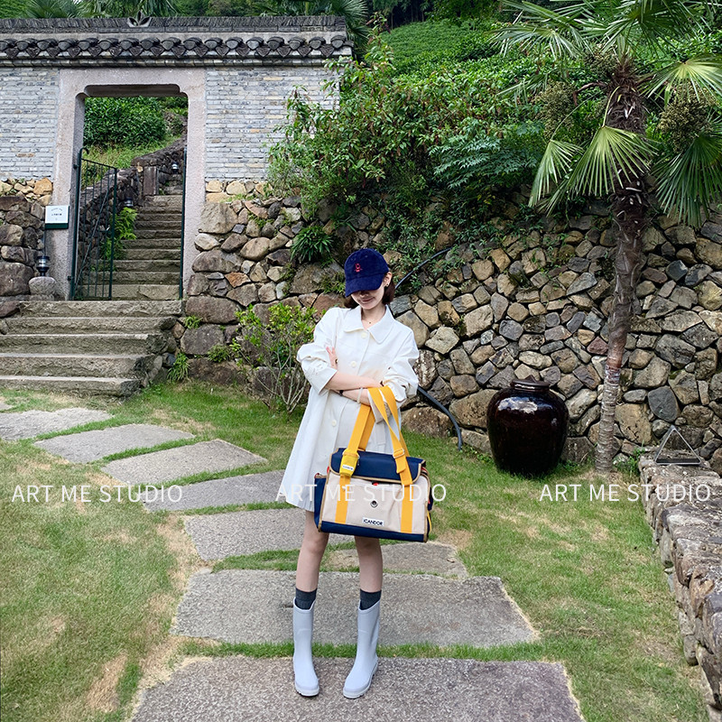 宽松廓形廓形风衣外套