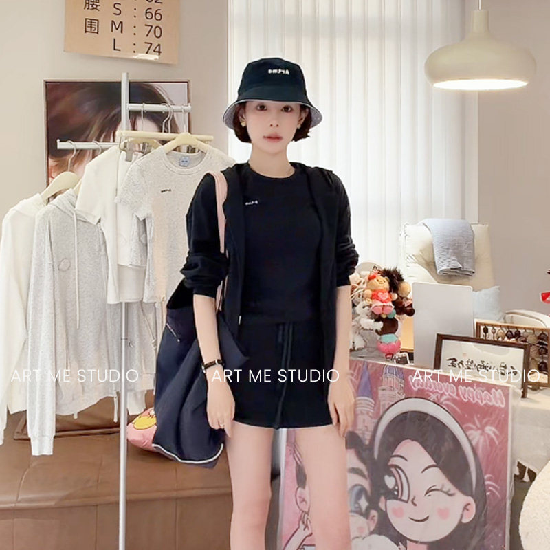 pipi&mimi休闲三色直筒短裙