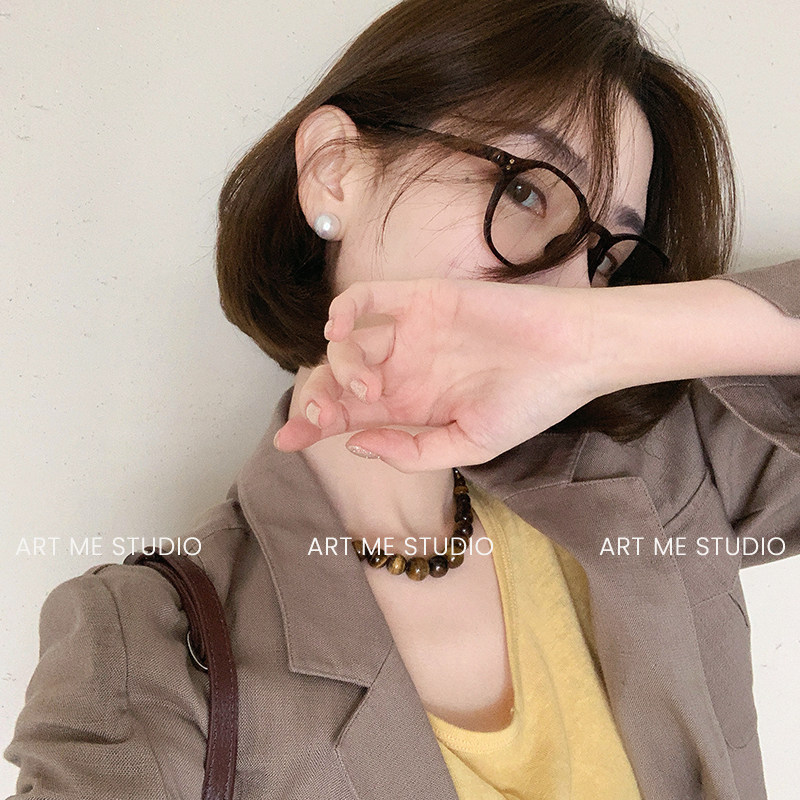 亚麻天丝宽松廓形通勤休闲外套