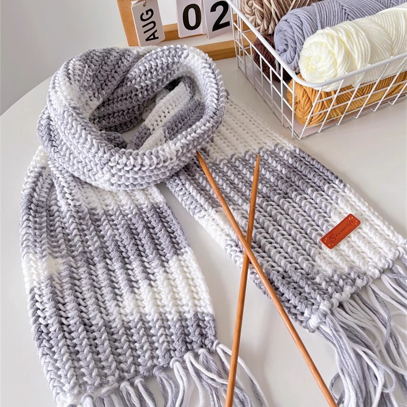 织围巾儿童3团成人4团2两一团