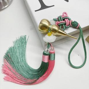 汽车挂件真铜葫芦挂饰后视镜莲花佑车挂门对门中国风挂饰