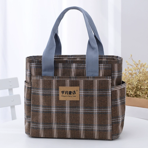 Тканевый мешок для матери и ребенка, универсальная вместительная и большая сумка для ланча, сумка для еды