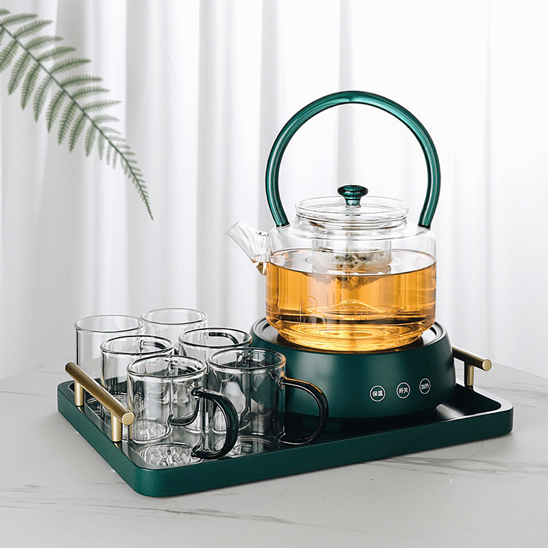 玻璃泡茶壶家用耐热花草茶具