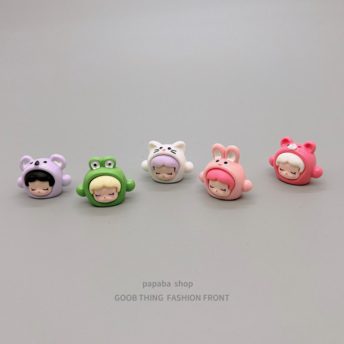 可爱治愈系娃娃工位桌面小摆件