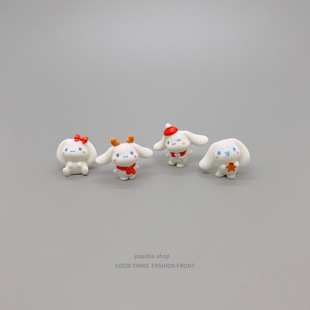 无聊了！摆一摆圣诞玉桂狗摆件情绪稳定桌面装饰工位解压小礼物