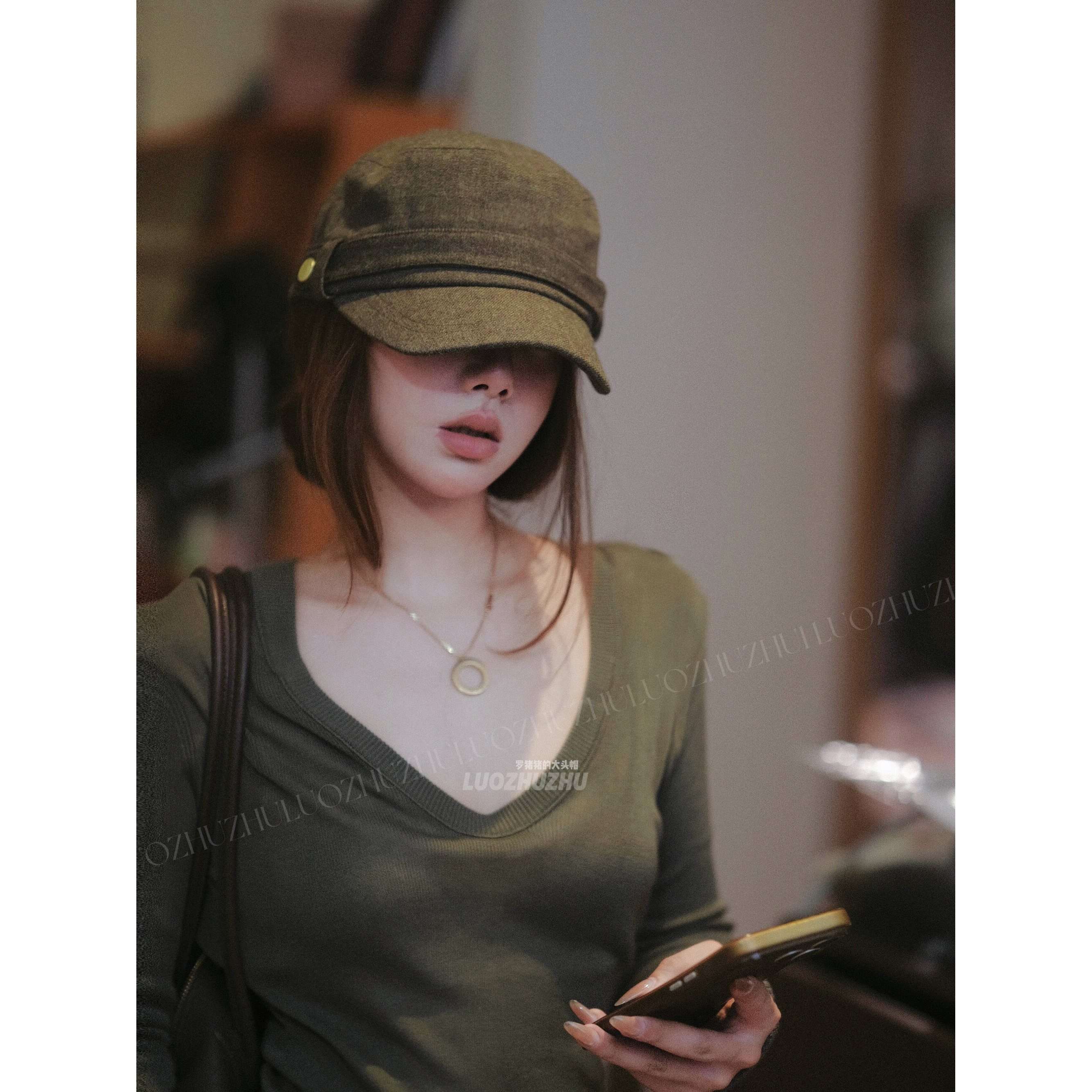 【老钱马术】榉木系！老早秋新品气质英伦风高级马术帽子女显脸小