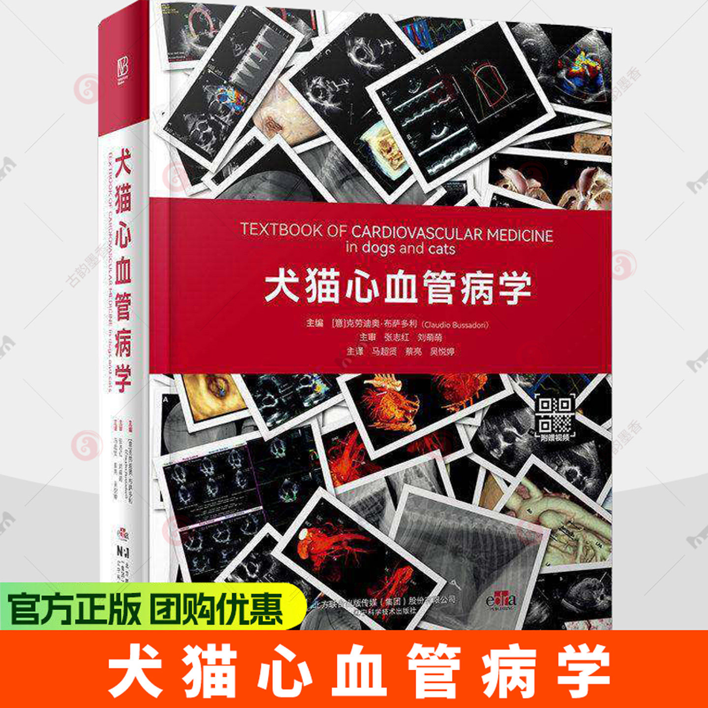 犬猫心血管病学 (意)克劳迪奥 布萨多利 辽宁科学技术出版社 宠物心脏病诊断治疗 犬猫心律失常处理 宠物心血管护理指南书籍