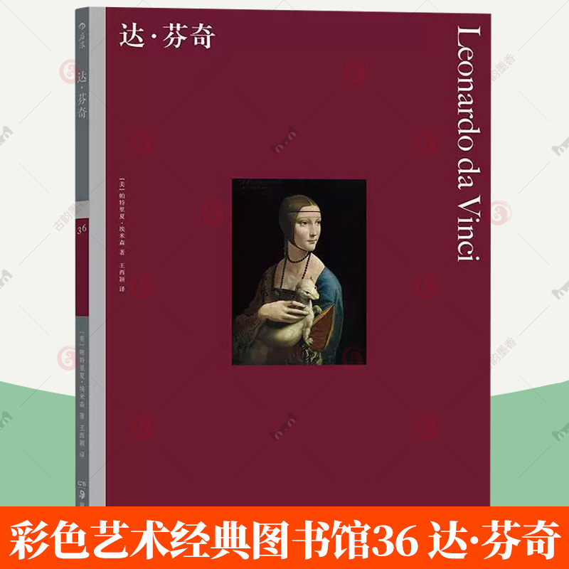 彩色艺术经典图书馆36 达·芬奇帕特里夏·埃米森颠覆传统天才艺术家改变的通才怪人蒙娜丽莎文艺复兴 艺术理论艺术史书籍