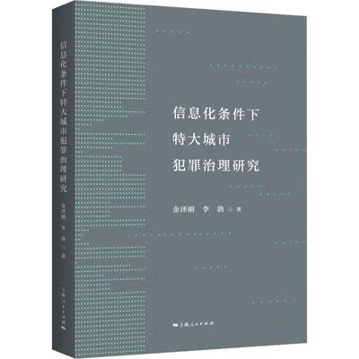 信息化条件下特大城市犯罪治理研究金泽刚李勃 法律书籍