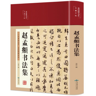 包邮 正版 彩绘版 赵孟頫书法集行书楷书小楷字帖经典 赵孟俯临摹硬笔毛笔手写书法鉴赏国学书籍字体临摹范本图书籍 彩绘国学