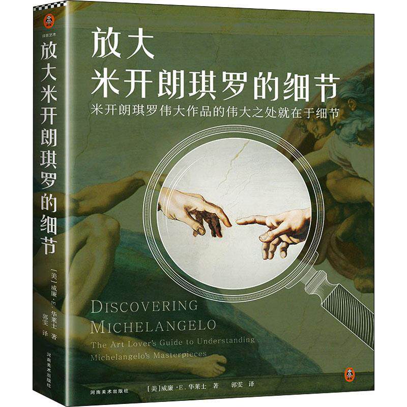 放大米开朗基罗的细节 剖析米开朗琪罗绘画素描雕塑背后的故事 艺术杰作背后的历史象征秘 读懂世界名画艺术鉴赏书籍