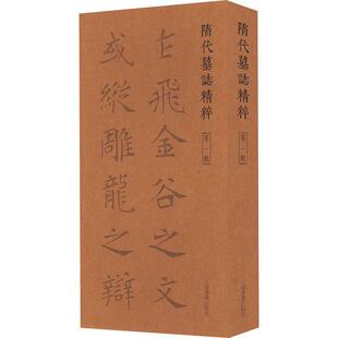隋代墓志精粹第一辑全5册 武德皇后阿史那氏墓志王升墓志乙弗明墓志 上海书画 原色原帖整拓碑帖楷书毛笔书法字帖成人练字帖书籍