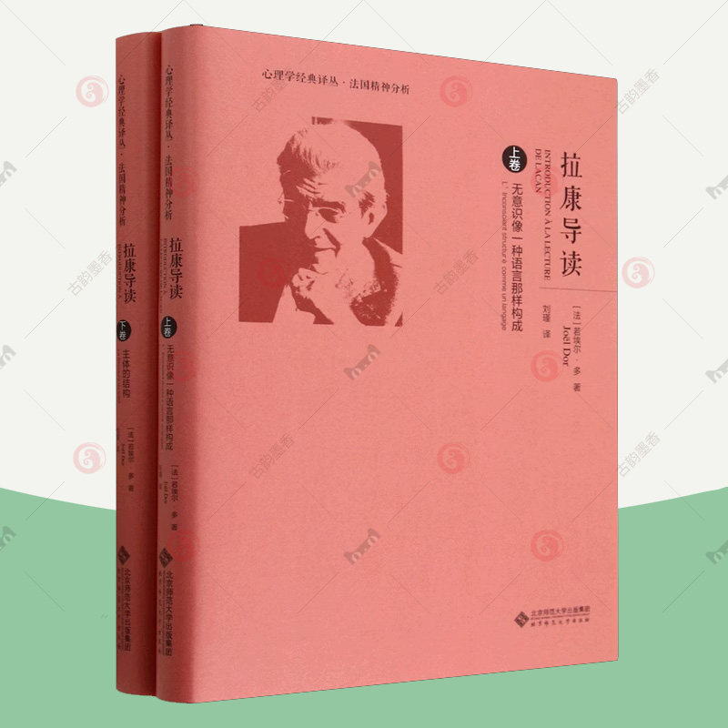 拉康导读 全2册 心理学经典译丛法国精神分析 9787303260843 无意识像一种语言那样构成 主体的结构 拉康精神分析选集 心理学书籍
