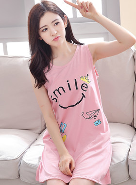 纯棉家居服棉背心少女