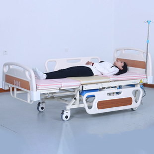 多功能护理床C05S手动康复床医养机构老人起背翻身护理床带护栏