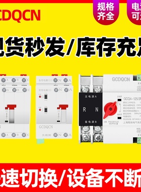 不断电双电源自动转换开关家用2P63AUPS市电毫秒级充电桩切换开关