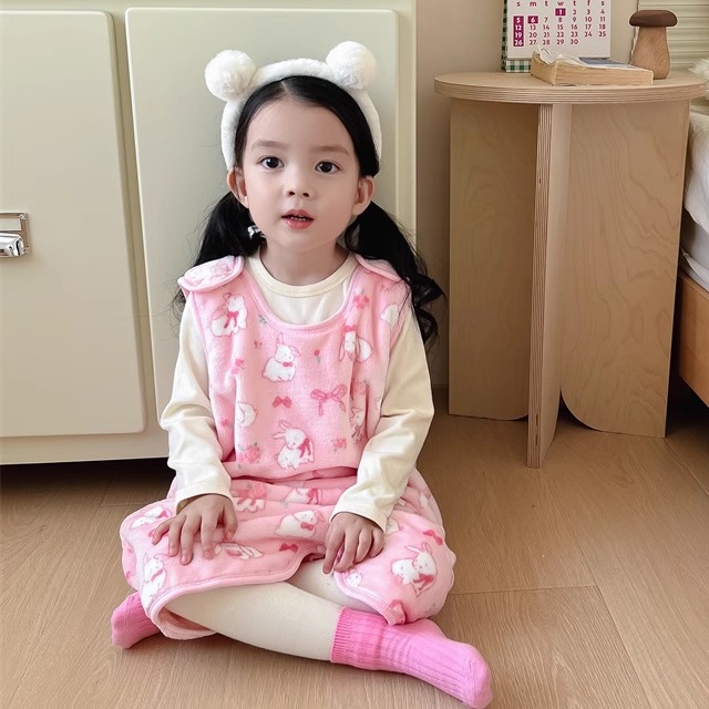 宝宝睡裙法兰绒秋冬款连体衣