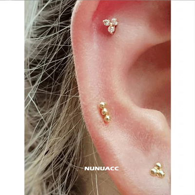 睡觉不用摘超mini金豆耳骨钉