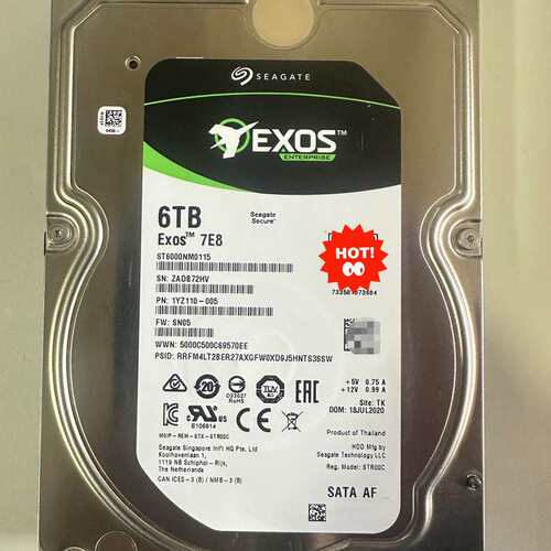 希捷 ST6000NM0115 6T SATA 3.5寸 2--议价商品