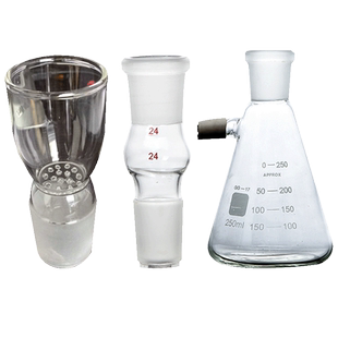 沥青溶解度试验仪全套50ml古氏坩埚玻璃纤维滤纸250ml滤瓶玻璃接