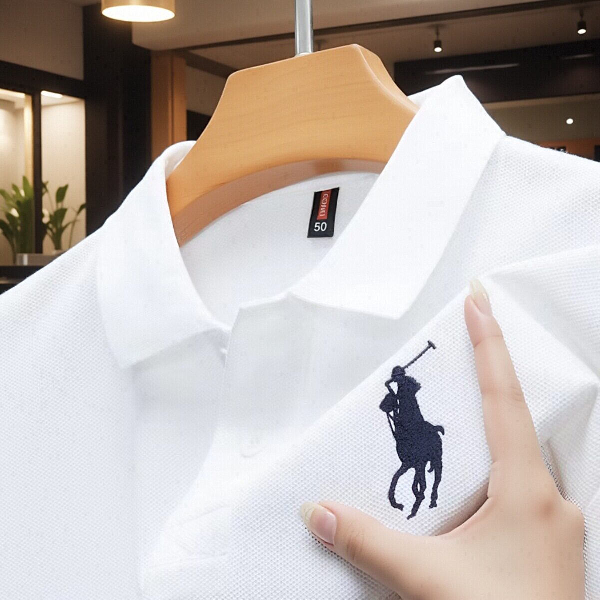心动优品2025年商务POLO衫翻领百搭男款 新品休闲t恤夏季短袖中年