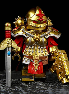 适用乐高积木人仔战锤40K战斗殉教修女终结者星际战士拼装玩具