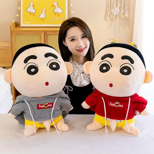 蜡笔小新公仔毛绒玩具睡觉抱枕女
