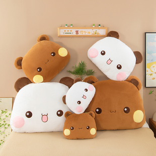 可爱一二布布抱枕毛绒玩具公仔沙发卧室靠枕玩偶靠垫生日礼物女生