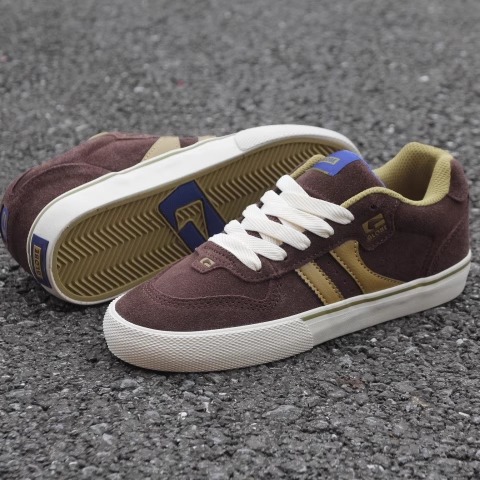 GLOBE麂皮鞋面减震耐磨板鞋