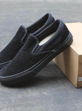 原创黑武士一脚蹬滑板sk8鞋麂皮翻毛皮耐磨舒适男女DC鞋情侣PRO鞋