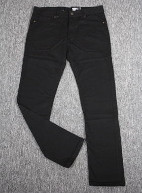 纯黑色DC滑板裤直筒宽松 滑板街舞男裤29 30 31 32 33 34 码 包邮